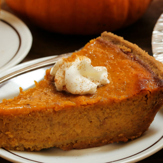 Slice of Pasolivo Pumkin Pie Recipe