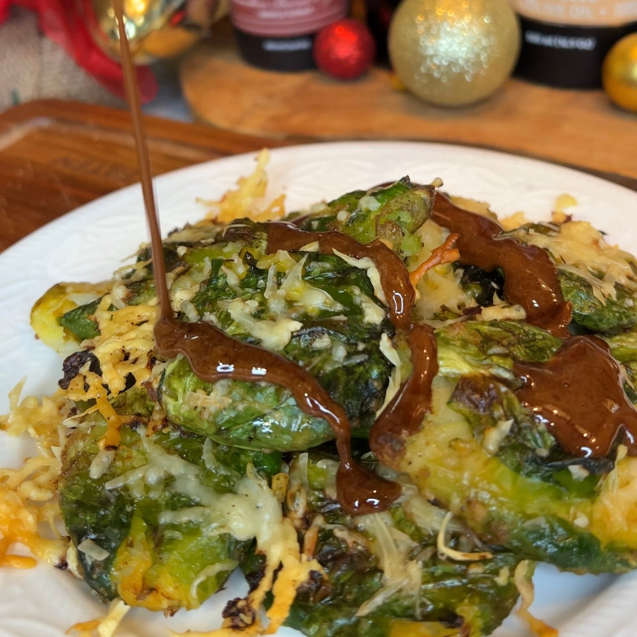 Smashed Brussel Sprouts