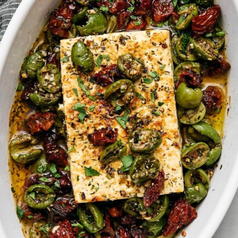 Baked Feta with Olives