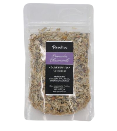 Pasolivo Lavender Chamomile Olive Leaf Tea Bag