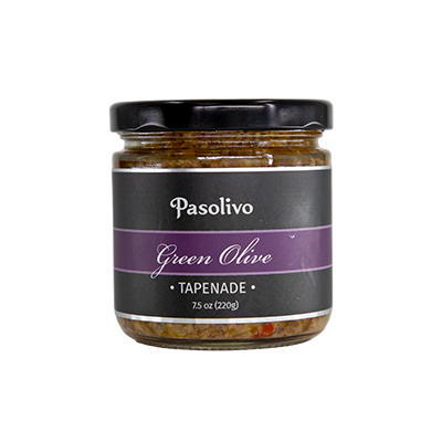 Pasolivo Green Olive Tapenade Jar