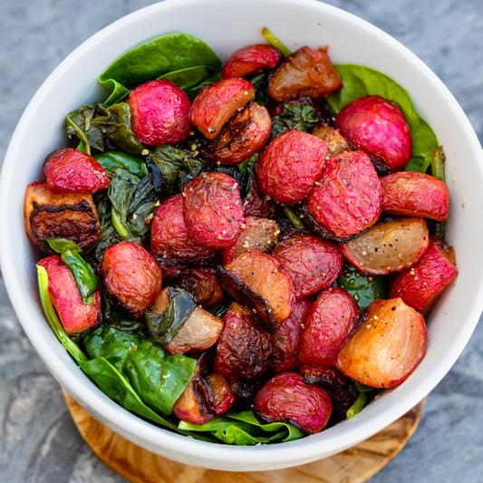 Pasolivo Olive Oil Roasted Radishes Recipe