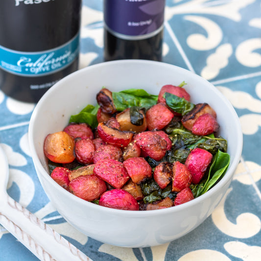 Pasolivo Olive Oil Roasted Radishes Recipe