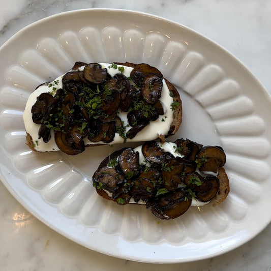 Pasolivo Balsamic Roasted Mushrooms Recipe