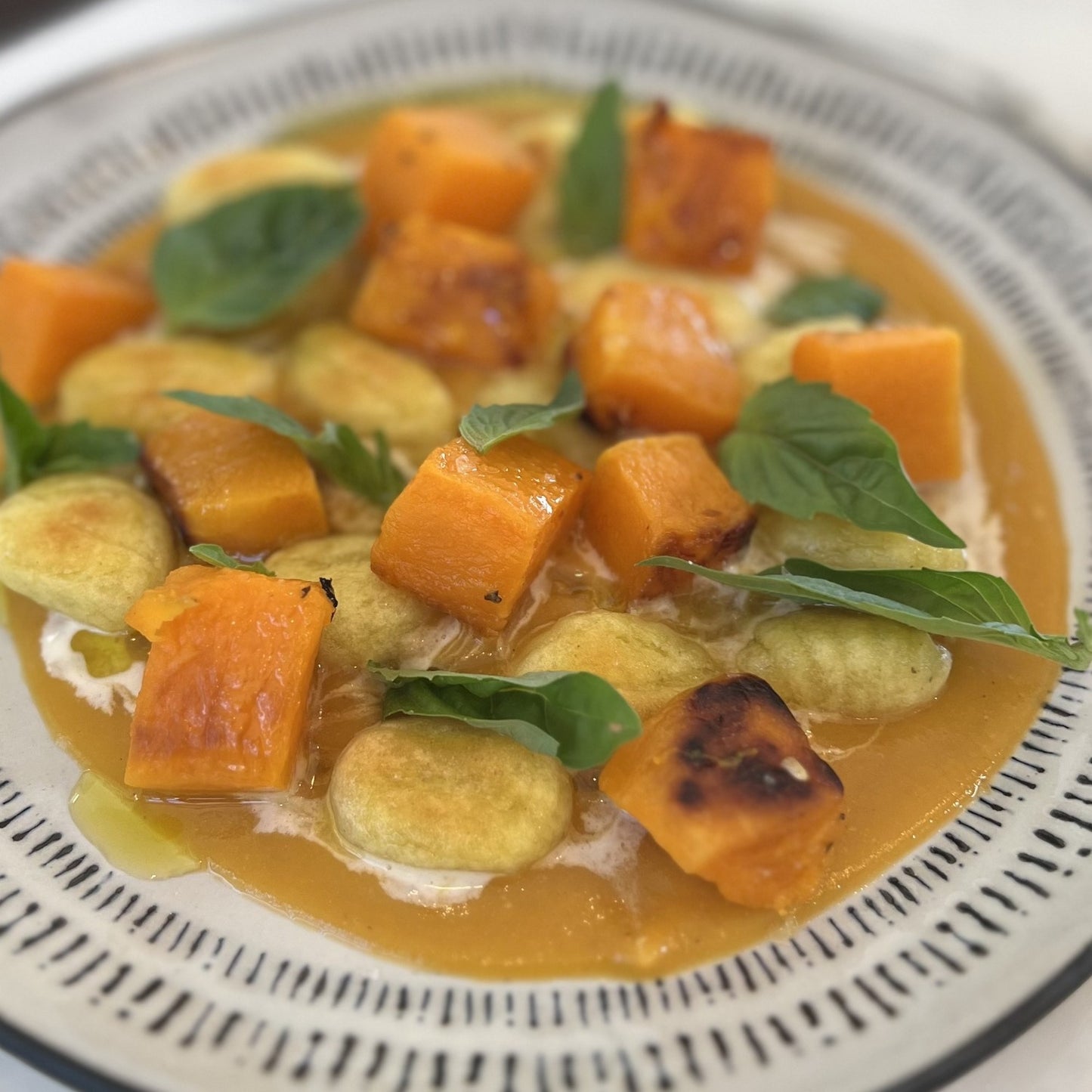 Pasolivo Crispy Gnocchi with Butternut Squash and Gorgonzola Cream Sauce Recipe