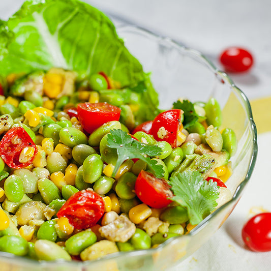 Pasolivo Edamame, Corn & Tomato Salad Recipe