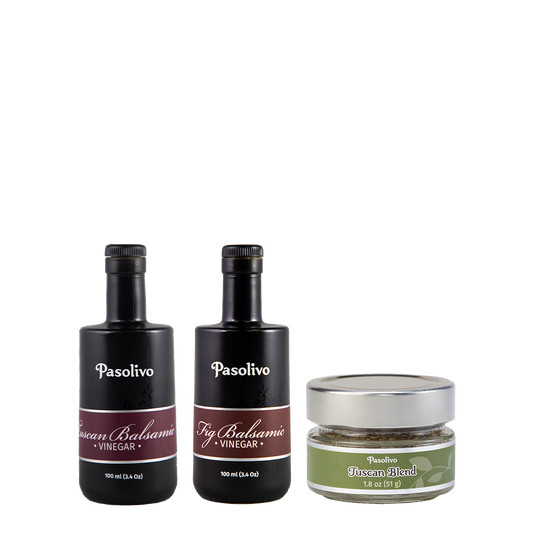 Pasolivo's Tuscan Balsamic Trio